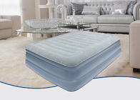 Light Blue Deluxe Twin Size Inflatable Air Mattress Queen Size Inflatable Outdoor Furniture supplier