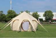 285G Outdoor Camping Lotus Belle Tent Waterproof PU3000MM Cotton Glamping Canopy supplier