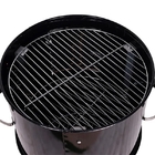 Black Custom Cool Camping Vertical Charcoal Smoker Grills 2 In 1 18 Inch 63X48.9X95.5CM supplier